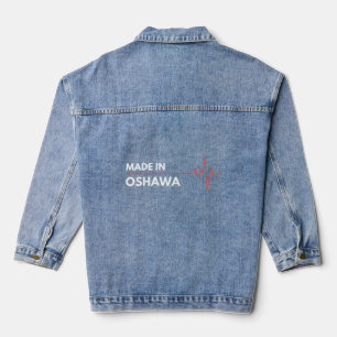 Made in Oshawa Ontario Kanada Geburtsort Homet Jeansjacke