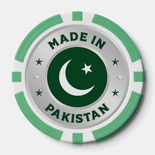Made in Pakistan Pokerchips (Vorderseite)