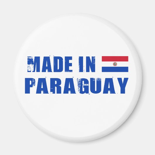 Made in Paraguay Magnet (Vorne)