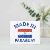 Made in Paraguay Postkarte (Stehend Vorderseite)