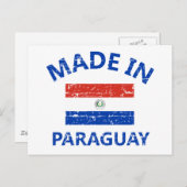 Made in Paraguay Postkarte (Vorne/Hinten)