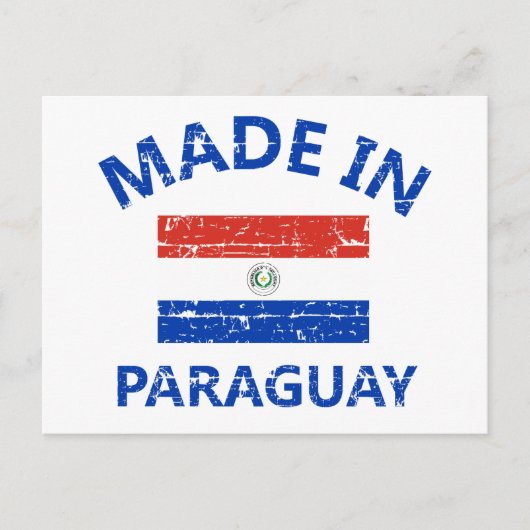 Made in Paraguay Postkarte (Vorderseite)