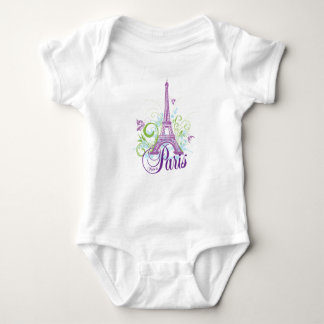 Made in Paris (Eiffelturm) Baby Strampler