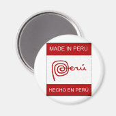 Made in Peru Magnet (Vorderseite/Rückseite)