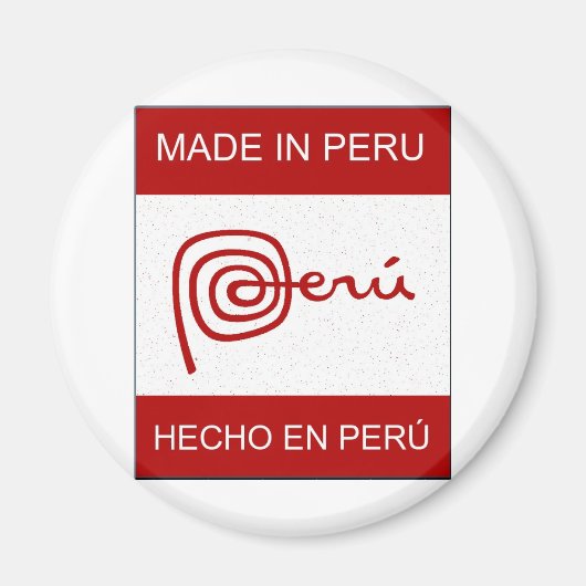 Made in Peru Magnet (Vorne)