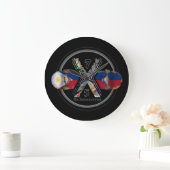 Made in Philippines 1975 Große Wanduhr (Zuhause)