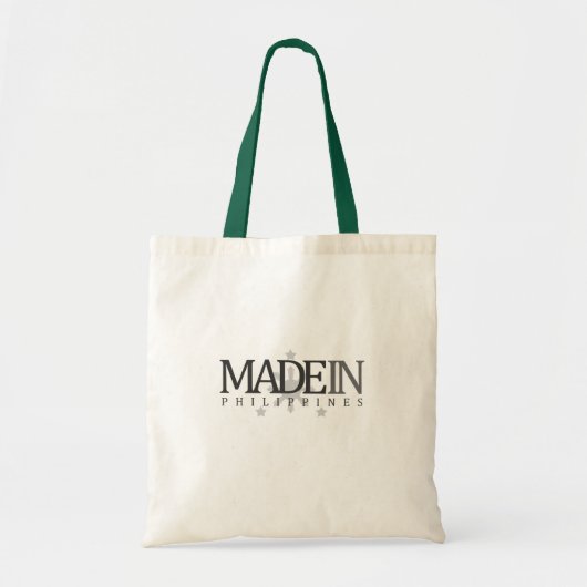 Made in Philippines Tote Bag Tragetasche (Vorne)