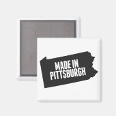 Made in Pittsburgh Magnet (Vorderseite/Rückseite)