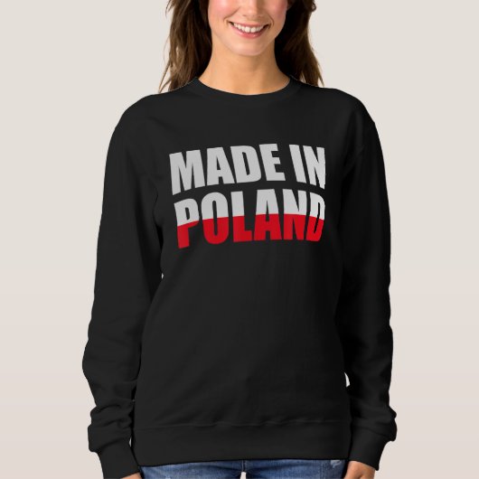 Made in Poland Pole Sweatshirt (Vorderseite)