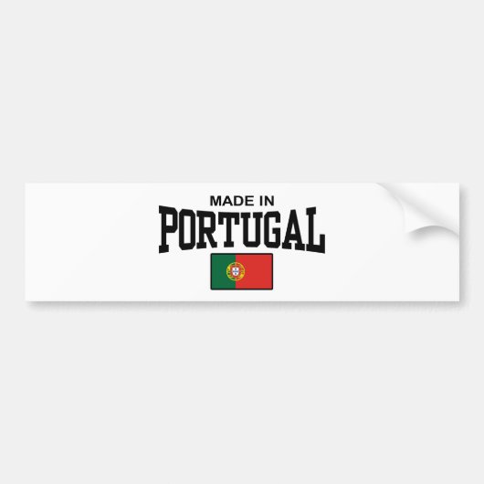 Made in Portugal Autoaufkleber (Vorne)