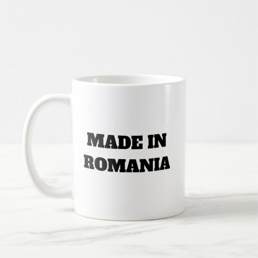 Made in Romania Kaffeetasse (Links)
