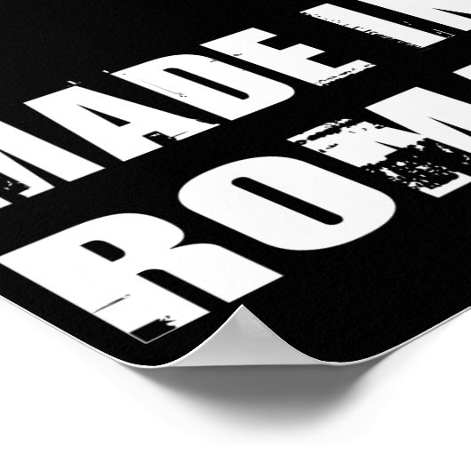 Made in Romania Poster (Ecke)