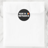 Made in Romania Runder Aufkleber (Tasche)