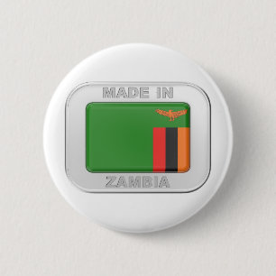 Made in Sambia Button
