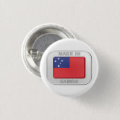 Made in Samoa Button (Vorne & Hinten)