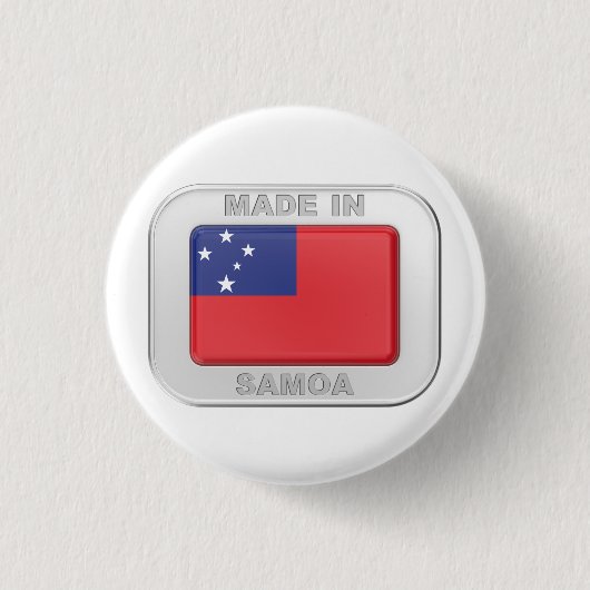 Made in Samoa Button (Vorderseite)