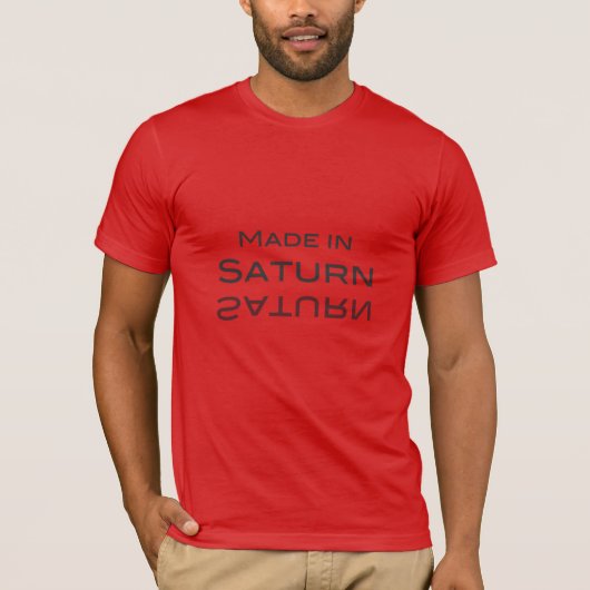 Made in Saturn - Made in New Zeland T-Shirt (Vorderseite)