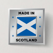 Made in Schottland Button (Vorderseite)