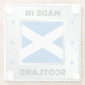Made in Schottland Glasuntersetzer (Rückseite)