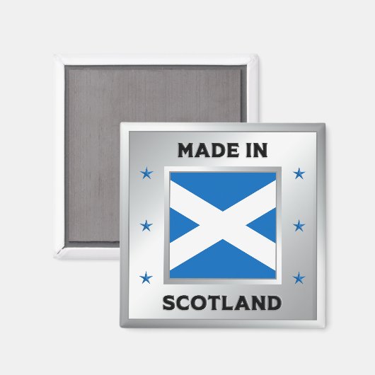 Made in Schottland Magnet (Vorderseite/Rückseite)
