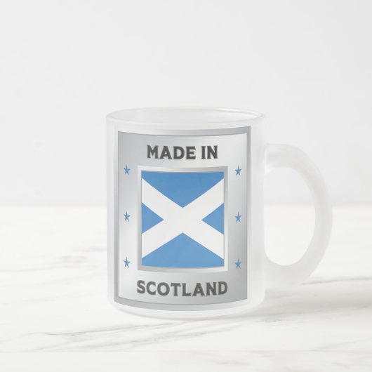 Made in Schottland Mattglastasse (Rechts)