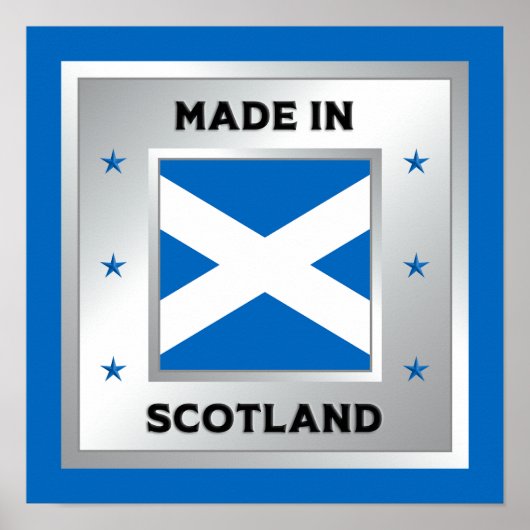 Made in Schottland Poster (Vorne)