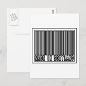 Made in Schottland Postkarte (Vorne/Hinten)