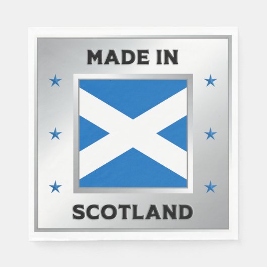 Made in Schottland Serviette (Vorderseite)