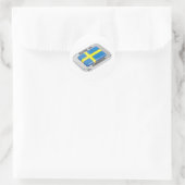 Made in Schweden Runder Aufkleber (Tasche)