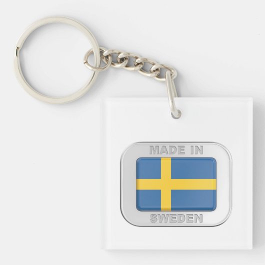 Made in Schweden Schlüsselanhänger (Vorderseite)