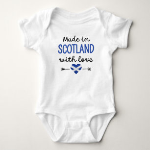 Made in Scotland mit Liebe Baby Strampler