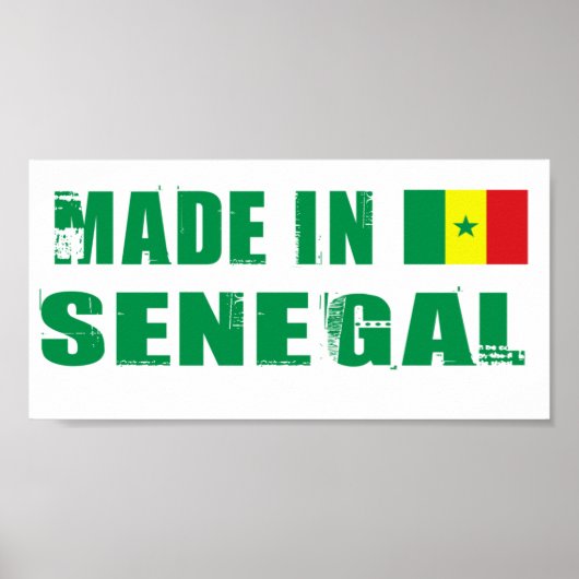Made in Senegal Poster (Vorne)
