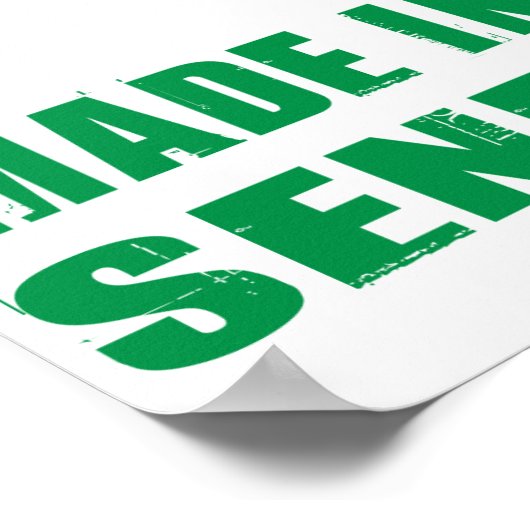 Made in Senegal Poster (Ecke)