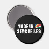 Made in Seychellen Magnet (Vorderseite/Rückseite)