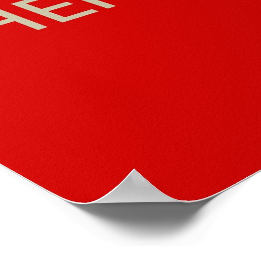 Made in Sheffield Poster (Ecke)