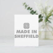 Made in Sheffield Postkarte (Stehend Vorderseite)