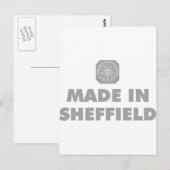 Made in Sheffield Postkarte (Vorne/Hinten)