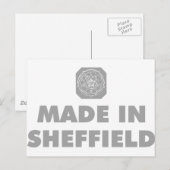 Made in Sheffield Postkarte (Vorne/Hinten)
