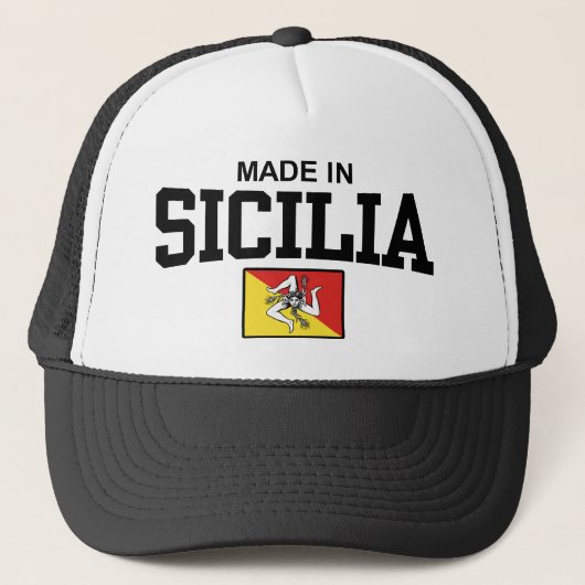 Made in Sicilia Truckerkappe (Vorderseite)
