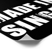 Made in Singapur Poster (Ecke)