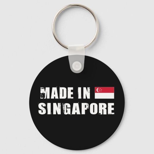Made in Singapur Schlüsselanhänger (Vorderseite)
