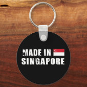 Made in Singapur Schlüsselanhänger (Vorderseite)