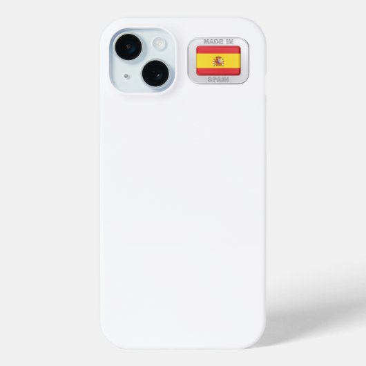Made in Spanien Case-Mate iPhone Hülle (Rückseite)