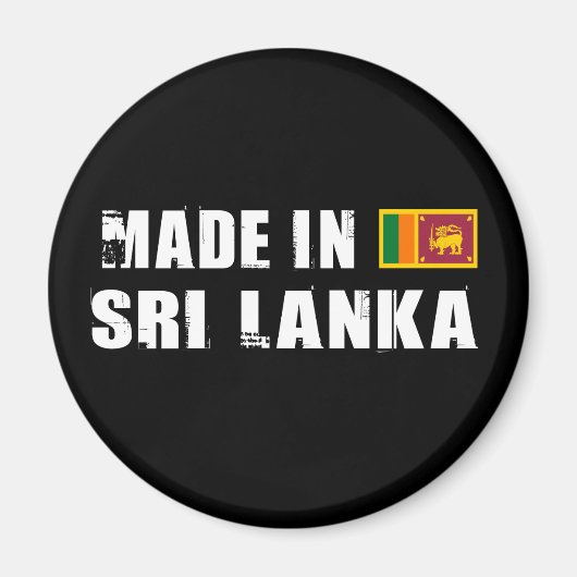 Made in Sri Lanka Magnet (Vorne)