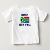 Made in Südafrika Baby T-shirt (Vorderseite)