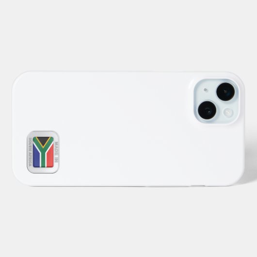 Made in Südafrika Case-Mate iPhone Hülle (Rückseite (Horizontal))
