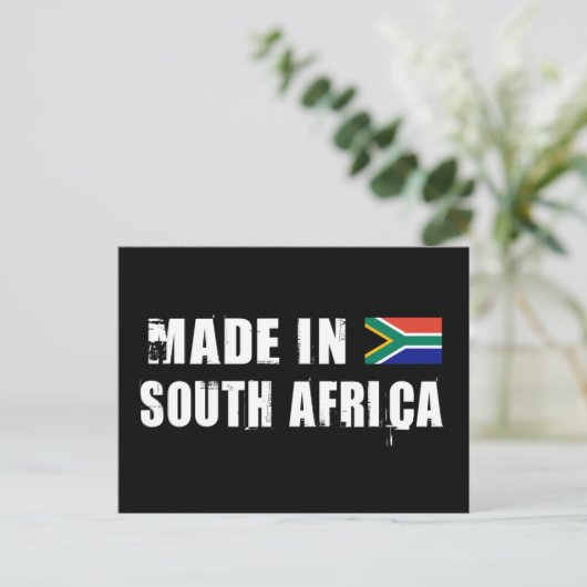 Made in Südafrika Postkarte (Stehend Vorderseite)