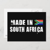 Made in Südafrika Postkarte (Vorne/Hinten)