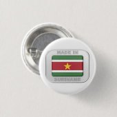 Made in Suriname Button (Vorne & Hinten)