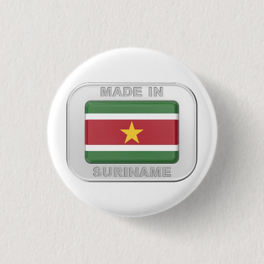 Made in Suriname Button (Vorderseite)